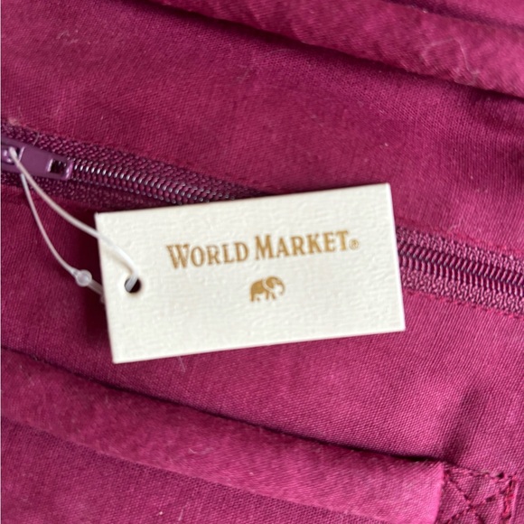 World Market Multifunctional Velvet Purple Case NWT - Picture 4 of 7